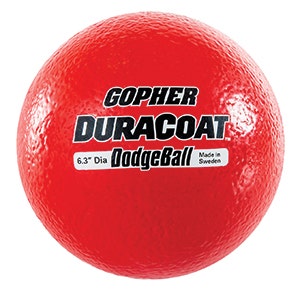 Red DuraCoat dodgeball