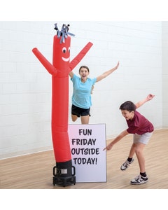 Add a dose of fun to activities with a wacky inflatable tube man