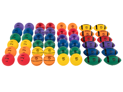 Rainbow Itty Sport Balls Pack